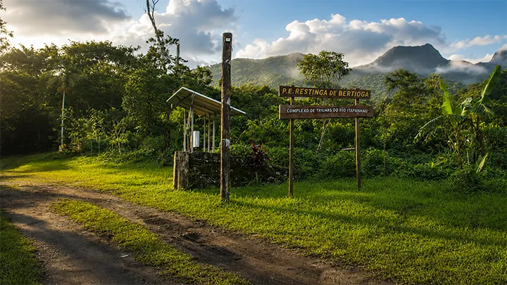 Ponto de partida da Trilha Vale Verde